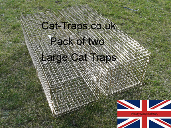 two large cat traps